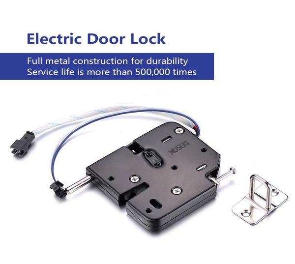 Nova dsck7267 dc 12v fechadura eletromagnética inteligente fechadura elétrica porta armário de segurança fechadura eletrônica 74x68x14mm9822821