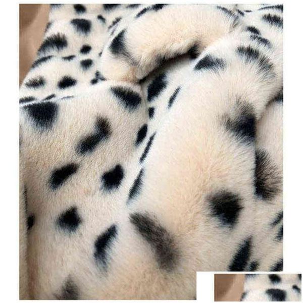 Jaquetas Fluffy Leopard Faux Fur Casaco Menina Outono Bebê Inverno Roupas Crianças Jaqueta Outerwear Crianças Roupas 211204 Drop Delivery Mate Dhnuh