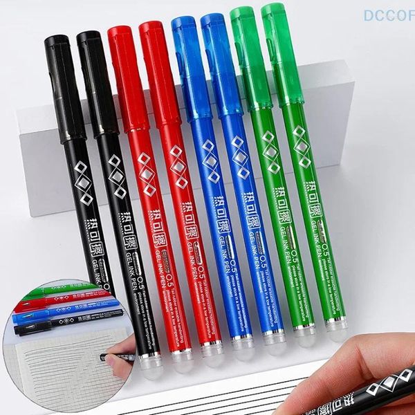 1Pc Magie Löschbaren Stift Set Bunte 0,5mm Gel Stifte Waschbar Griff Für Schule Büro Schriftlich Liefert Schreibwaren