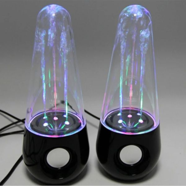 Altoparlanti LED Luce Acqua Danza Altoparlanti Fontana Altoparlante HIFI Stereo SoundBox Altoparlante surround 3D per PC Telefono Tablet Giocatore di gioco