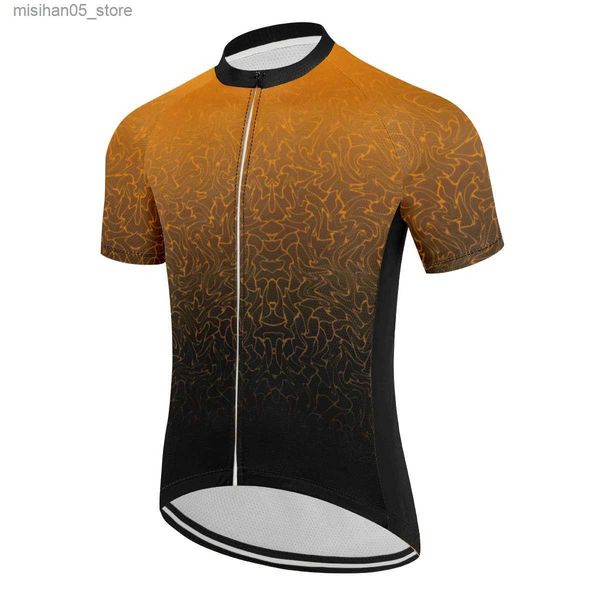 Jerseys 2024 verão bicicleta roupas divertidas camisas masculinas mangas curtas mtb nova jérsei rodovia q2403193