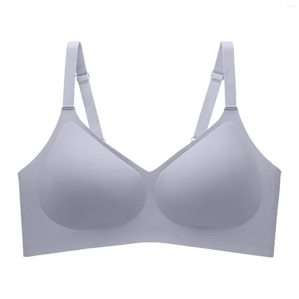 Completo da yoga, comodo reggiseno a copertura totale senza cuciture per donne, reggiseni senza fili con supporto morbido, regolare e