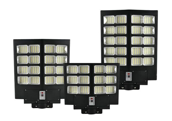 Lampioni stradali solari a LED da 1000 W 800 W 600 W Lampade a batteria da esterno dal crepuscolo all'alba con sensore di movimento per parcheggio garage 4578519