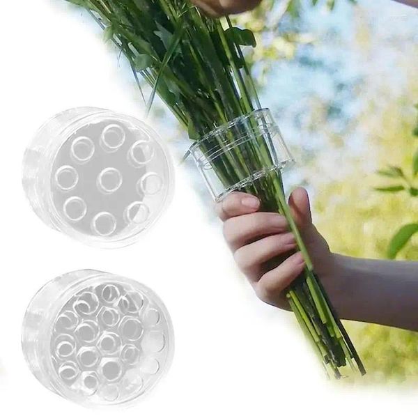 Vasos Espiral Ikebana Stem Holder Stand DIY Floral Art Acessório para Mesa Centerpiece Party Wedding Home Bouquet Arranger