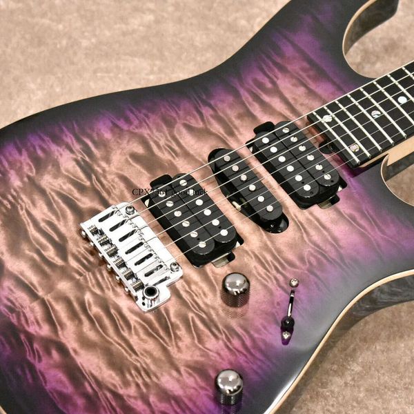 T S Guitars Dst Pro Quilt Purple Burst Gg C Электрогитара