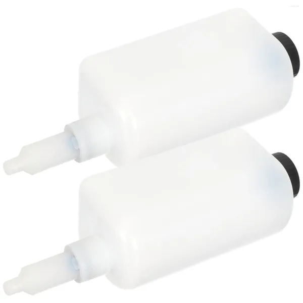 Flüssigseifenspender 2 Sets Wandflasche Conditioner Komponentenbehälter Teile Kunststoffzubehör für Haare