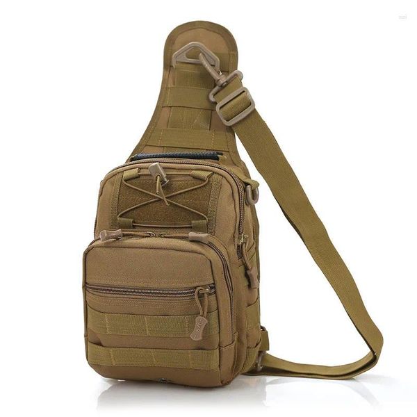 Bolsa Homens Mulheres Trekking Viagem Molle Militar Ombro Mensageiro