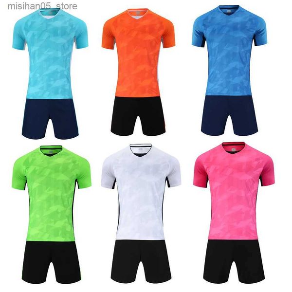 Trikots Fußballtrikot für Erwachsene, maßgeschneidertes Uniform-Set für Jungen, Sportbekleidung, Damen, Trainingskleidung für fünf Personen, Q2403193