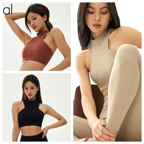 AL-113 Yoga Suits Sports Bras Top + Sweatpants Yoga Wear Define Respirável Soft Gym Street Sportswear Sets