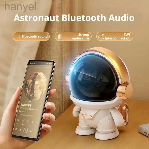 Tragbare Lautsprecher Astronaut Bluetooth Lautsprecher Mini Tragbare HIFI Stereo Subwoofer Sound Box Desktop Dekoration Kleine Lautsprecher24318