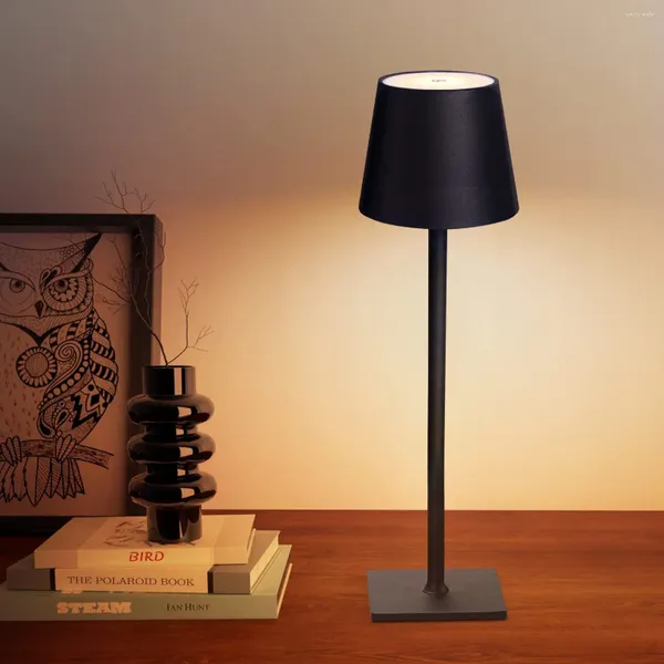 Tischlampen IRALAN Lampe für Schlafzimmer Wiederaufladbare kabellose Touch-Camping-Kerze Kreativer USB-C-Schreibtisch