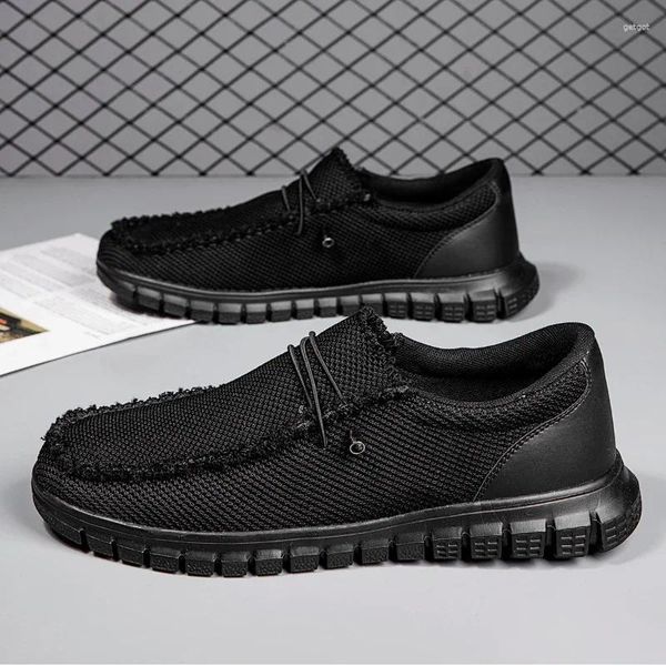 Sapatos casuais damyuan ultraleve plus size mocassins conforto tênis para homem antiderrapante esportes planos correndo calçados na moda