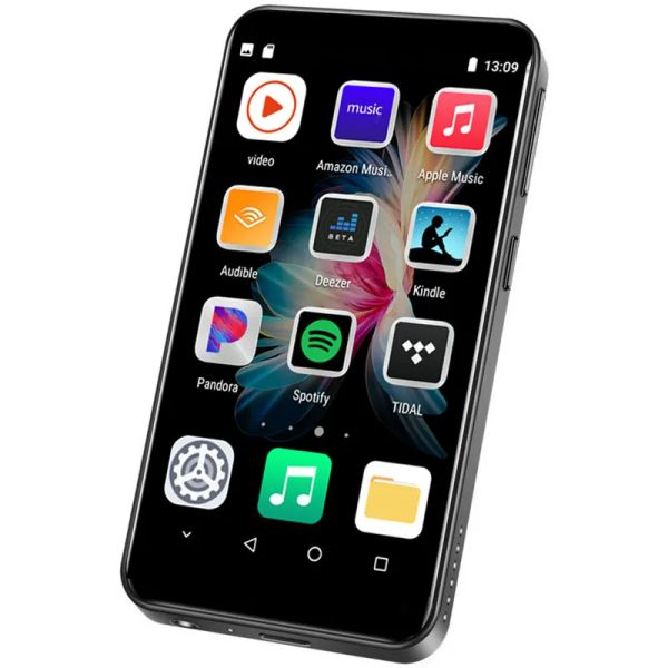 Players WiFi mp3 mp4 player esportista mp3 player 3,6 polegadas ips touchscreen bluetoothcompatible Android 8.1 com alto -falante com rádio FM