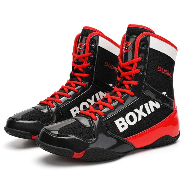 Schuhe hochwertige Wrestlingschuhe Langlebige Boxensneaker Fußschutz Wrestling Schuhe Herrenprofi Kampfschuhe