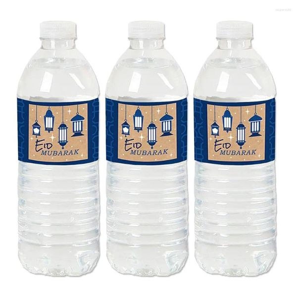 Украшение вечеринки Ид Мубарак Наклейка на бутылку с водой