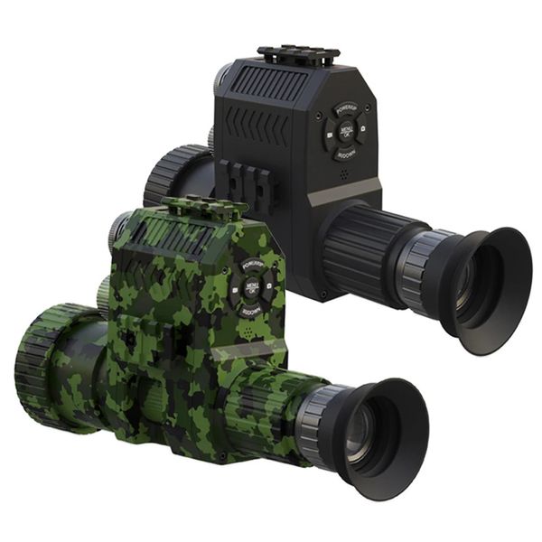 Digital Night Vision Scope Monocular 200-400M Viagem Filmadora Infravermelha Suporte Po Gravação de Vídeo Vários Idiomas Megaorei 240306