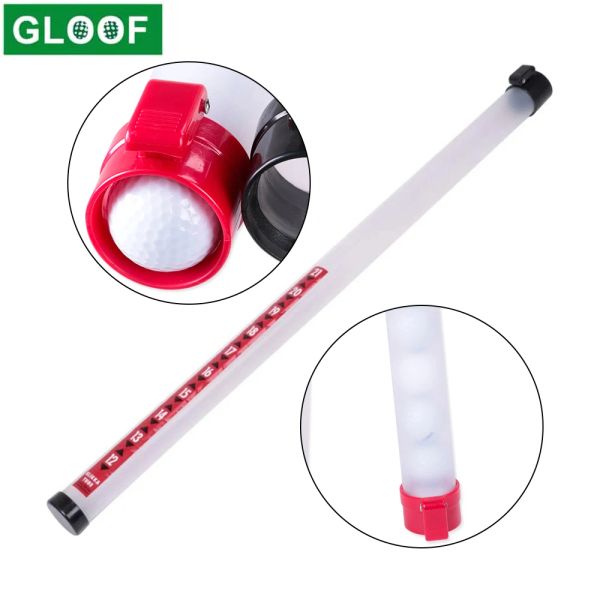 Aids golf ball picker shag tubo plástico com bola liberação retrievers coletor grabber pick up otário ferramenta