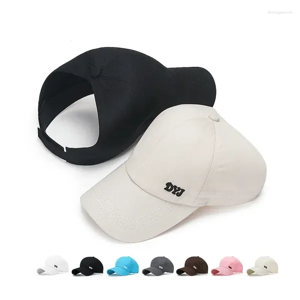 Berretti da baseball Cappelli estivi per donna 2024 Cappello con visiera goccia da baseball con protezione solare