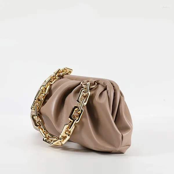 Totes nuvem bolsa de ombro para mulheres moda couro do plutônio borboleta corrente hobos bolinho bolsa luxo designer dia garras senhora