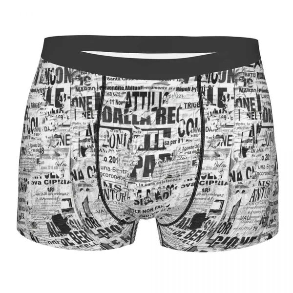 Mutande Divertenti Boxer Mutandine Slip Uomo Vintage Heavy Death Metal Rock N Roll Intimo Mutande morbide per Homme S-XXL 24319