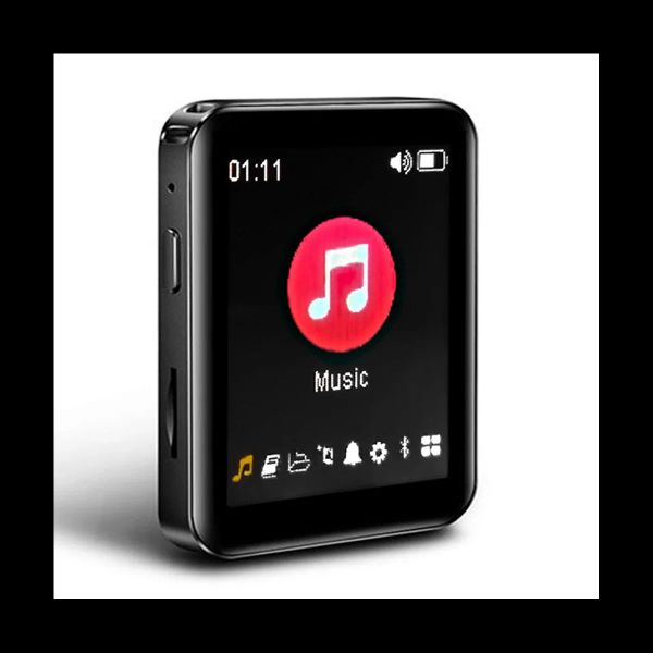 Alto-falantes BENJIE X1 Touch Screen MP3 Player Leitor de música portátil com alto-falante FM Radio Recorder BluetoothCompatível HiFi Sound QualityA