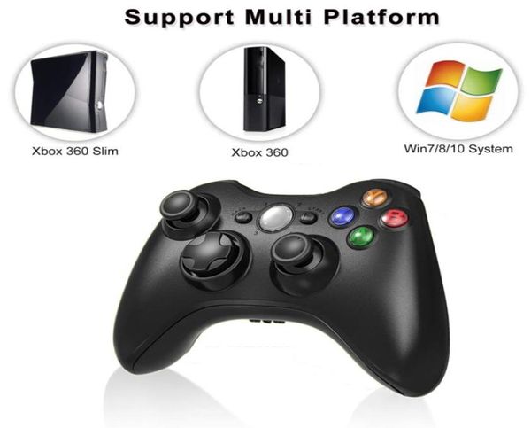 Gamepad wireless 24G per ricevitore controller console Xbox 360 Controle Joystick di gioco Microsoft Xbox 360 per PC win78108705446