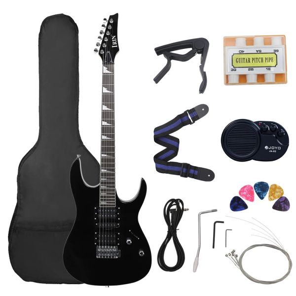 Gitarre 6 Saiten 24 Bünde E-gitarre Ahorn Korpus Elektrische Gitarre Guitarra Mit Tasche Lautsprecher Notwendige Gitarre Teile Zubehör