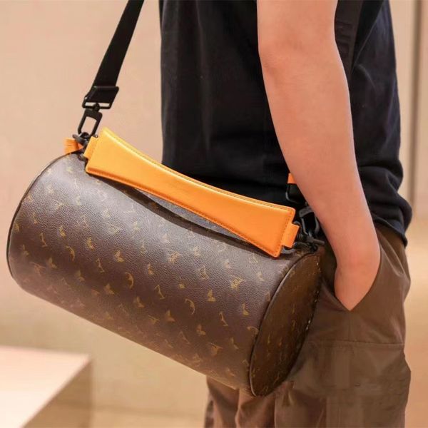 10a Tasarımcı Tote Çanta Erkekler için 66Luxurys Çanta Çantası Yüksek kaliteli debriyaj Pochette Messenger Çanta Kadın Deri Silindir Omuz Çantaları Crossbody Bags