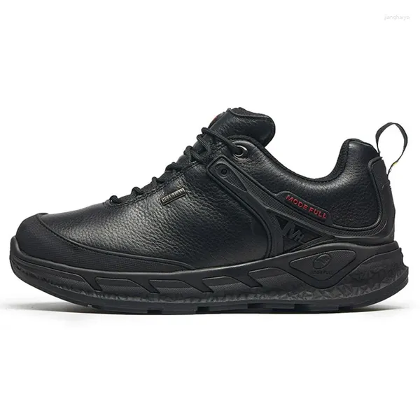 Scarpe da fitness MODE FULL Scarpe da trekking da uomo in pelle di mucca da trekking da esterno Jogging Trekking Sneakers stringate comode leggere morbide casual da tennis