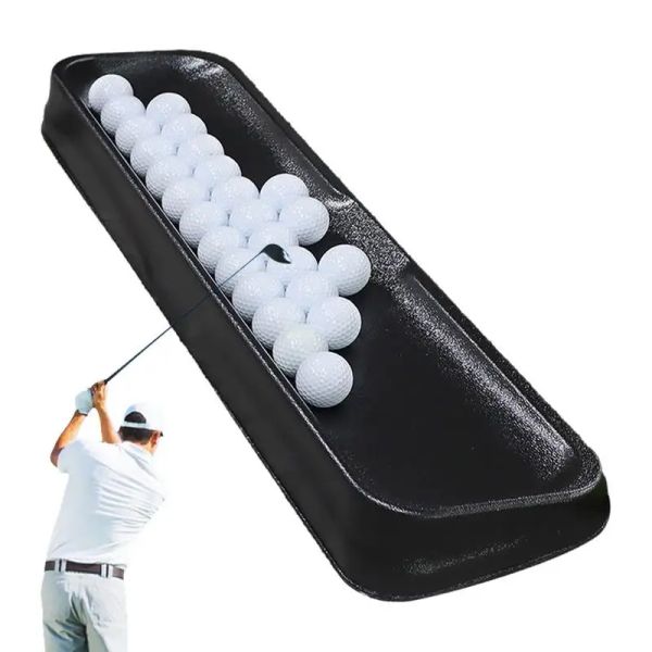 Aiuta il vassoio per palline da golf Contenitore di stoccaggio di grande capacità Scatola per tee per attrezzature per lo stoccaggio del golf Accessori per l'allenamento del golf Vassoio da golf