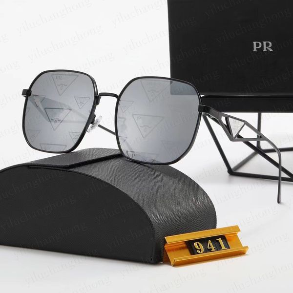 Herren-Sonnenbrille mit P-Objektiv, Marken-Graffiti-Metallrahmen, Autobrille, Designer-Sonnenbrille für Damen, optionale hochwertige polarisierte UV400-Schutzgläser mit Box