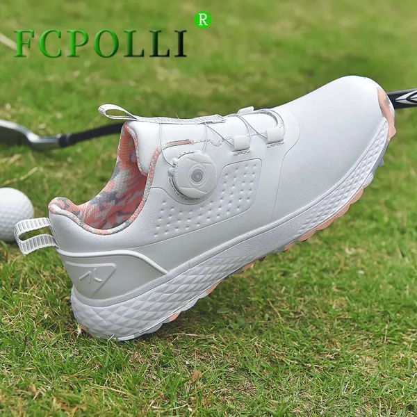 Schuh Professionelle Männer Golf Turnschuhe Anti Slip Sport Schuhe Für Frauen Schnell Schnürung Golf Training Mann Leder Leder Golf Schuhe frau
