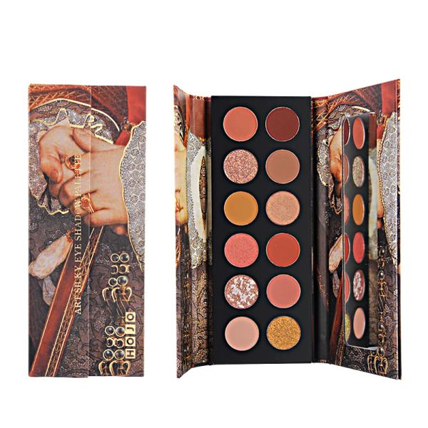 Shadow Hojo 12 Color Beauty Glazed Professional Morft Glam Matte Obete Matte Tavolozza per ombretto per ombretti da ombretto lungo un ombretto per trucco a lungo