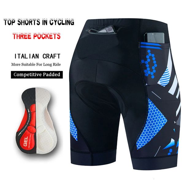 Pantaloni da ciclismo Uomo Mtb Pantaloncini Cyklopedia Uomo Sport professionistici Mens Gel Lycra Bavaglini Abbigliamento estivo Bavaglino corto Maillot Bike 240313