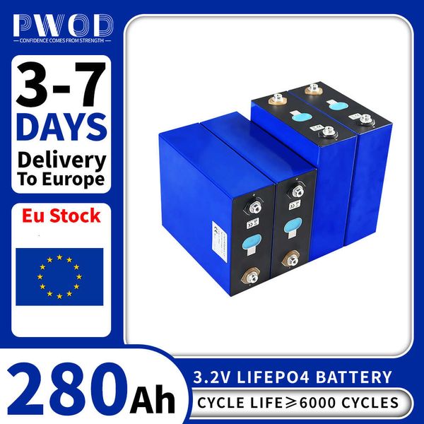EU Stock 280AH Lifepo4 Batteria Brand New EV280K al litio ferro fosfato Cellulare FAI DA TE 12V 24V 48V Per Golf Cart RV Home Energy Storage