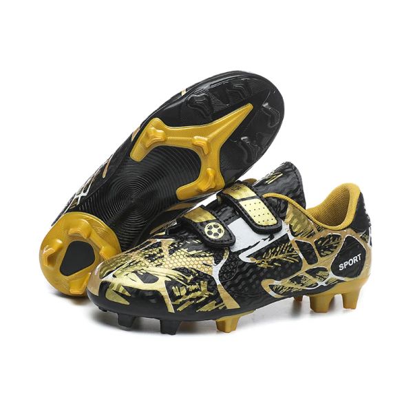 Sapatos Sapatos de futebol Kids TF/FG Boots de futebol escolar garotos estudantes de chuteiras treinando botas de futebol esportes de tênis