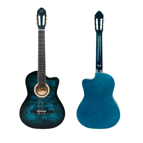 Gitar M MBAT 39 inç akustik gitar 19 perde ladin paneli klasik gitar profesyonel telli enstrüman gitar uygulama için