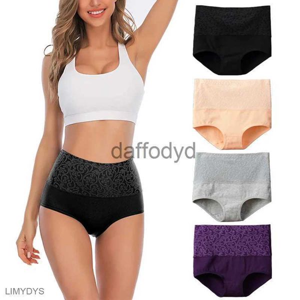 Calcinha feminina de algodão roupa interior mulheres cintura alta lingerie para senhoras briefs barriga controle calcinha c-seção recuperação xxxxl plus size cuecas 240319