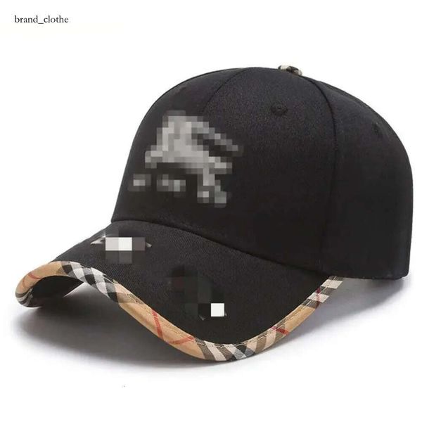 Şapka Burbery Caps Yeni Yaz Beyzbol Şapkası Kadınlar için Erkek Duck Dil Şapka Topu Ekose şapkalar Beanie Cap Beanie Casquette Buck Hat Lüks Beyaz Fo Fo Fo Fox Güneş Beanie 43