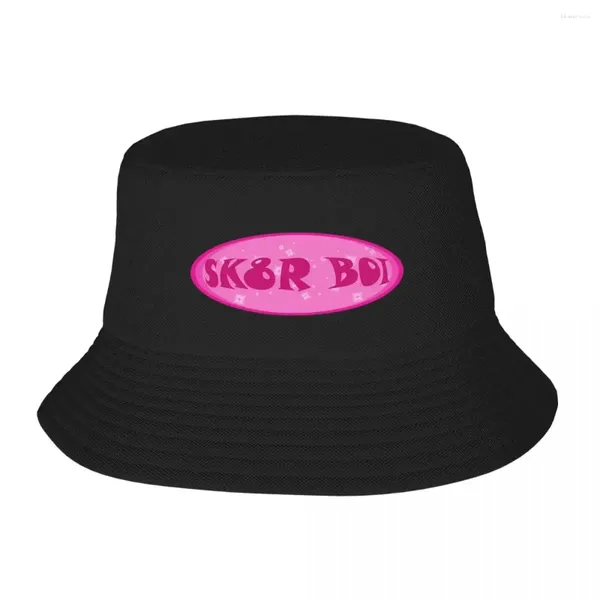 Береты SK8R BOI - розовая панама-панама для детей, шапки-боб в стиле хип-хоп, рыбацкие летние пляжные рыбацкие шапки унисекс