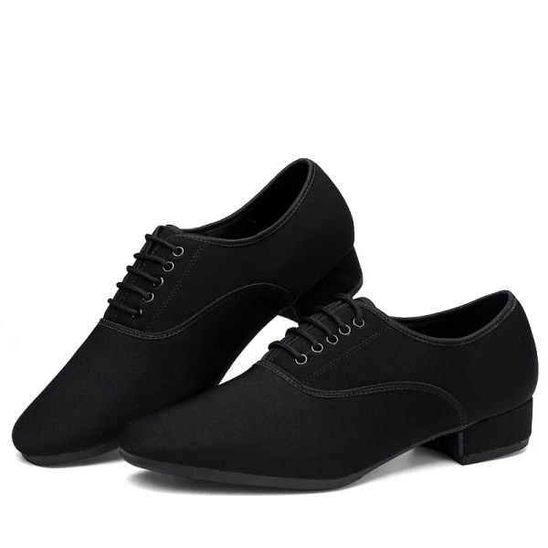 Ayakkabı Xihaha Balo Salonu Latin Dans Ayakkabıları Erkekler Caz Ayakkabı Spor Ayakkabıları Erkekler İçin Düşük Topuk Profesyonel veya Uygulama Dans Ayakkabı Oxford Bezi