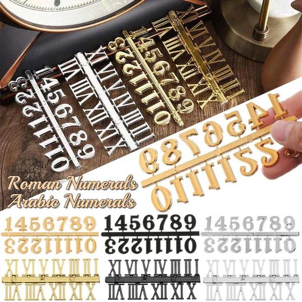 Relógios de parede Relógio Algarismos Romanos Acessórios Árabes Ferramentas de Reparo Substituição Gadget Restaurar