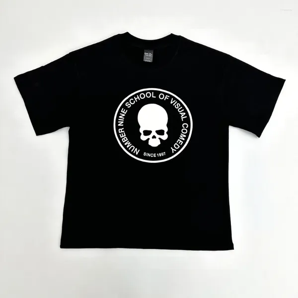 Homens camisetas 2024 Homens Número Nove N9 Clássico T-shirt Hip Hop Skate Rua Algodão Camisetas Tee Top EUA Tamanho # 209