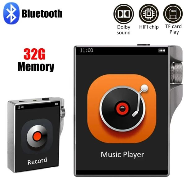 Player de alta qualidade HiFi Music Player Master Band Grade Febre Som DSD256 Hard Decoded Lossless 32GB Retro Bluetooth Touch MP3 Player