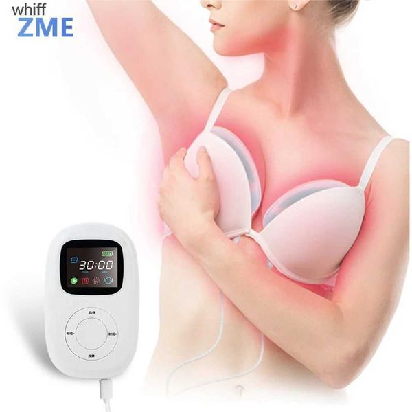 Bombas tira leite ZME massageador de mama elétrico bomba de ampliação de peito massagem levantamento de peito sutiã massageador de luz vermelha ampliar terapia a laserC24318C24319