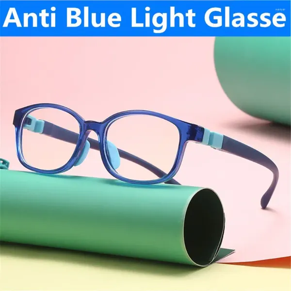 Sonnenbrille Ultralight Vision Care Anti-blaue Strahlen Kinderbrillen Silikon TR Brillen Lichtbrille Soft Frame Goggle