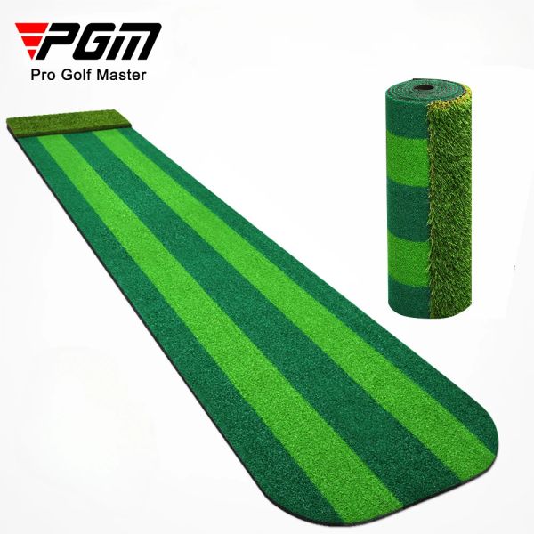 Aids PGM Golf Putting Mat Ultrawide Golf Training Aid Golf Putting Indoor Golf Greens 300 * 58 cm GL004