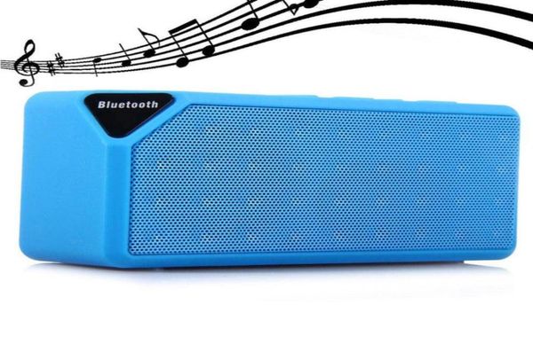 2021 Yeni Popüler Promosyon X3 Square Bluetooth Kablosuz Hoparlör Radyo FM TF USB Ses Kutusu Mikrofonlu Bluetooth Portable9851605