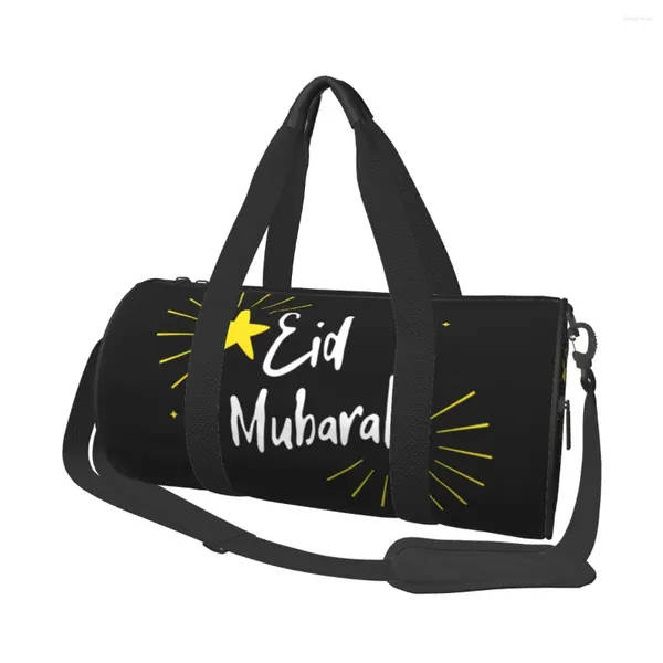 Уличные сумки Ид-уль-фитр Мубарак 2024, исламская спортивная сумка, художественные аксессуары для плавания, тренажерного зала, винтажные сумки для мужчин и женщин, Оксфорд для фитнеса