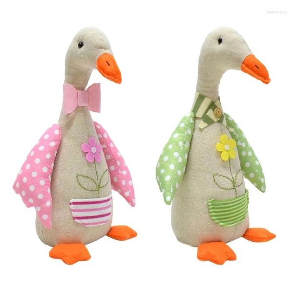 Decoração de festa 25cm adorável pato decorações de quarto de criança pelúcia agradável brinquedo acalmado para crianças menino menina pogal adereços decorações